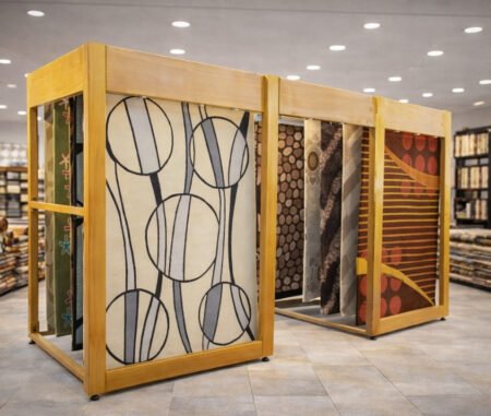 Carpet Sliding Display Stand:(SSS+BR0007)