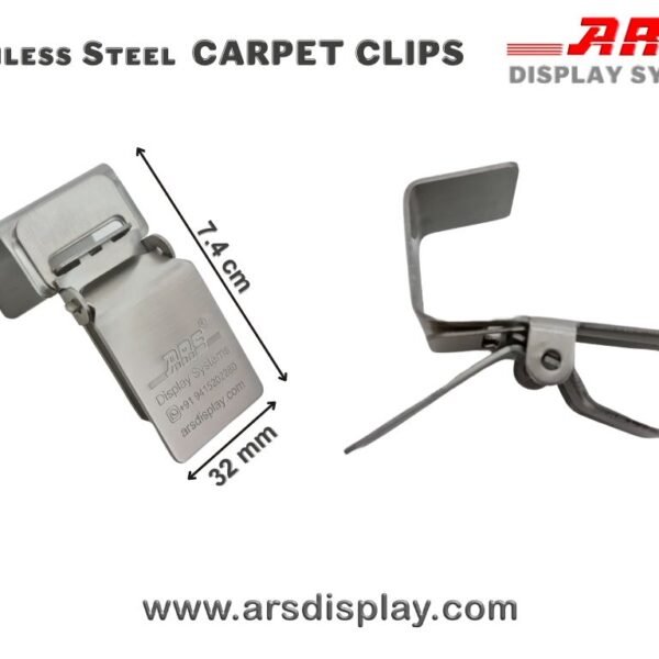 Carpet/Rug Clips [Stainless Steel] (SSC) ARS DISPLAY SYSTEMS