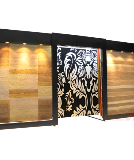 Carpet Sliding Display Stand - SSS+ MATT BLACK