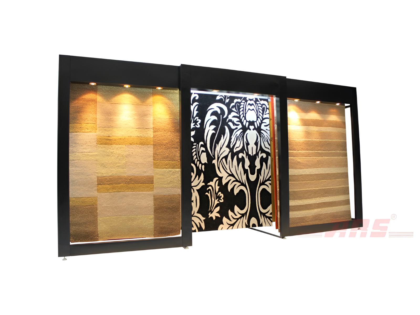 Carpet Sliding Display Stand - SSS+ MATT BLACK