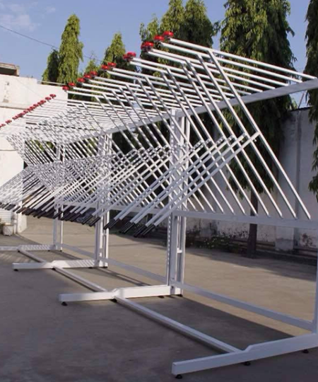 Carpet Book Display System with Handle and Wheels