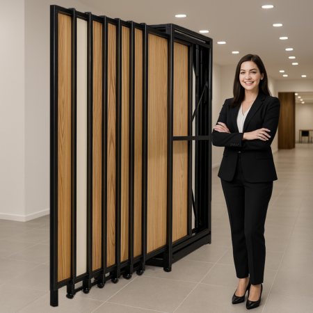 Laminate Pullout Display System 360° (Black)