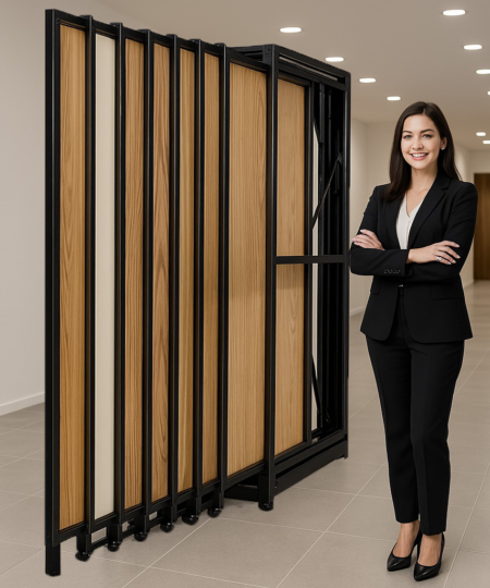 Laminate Pullout Display System 360° (Black)