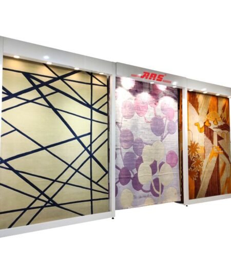 Carpet Sliding Display Stand SSSCH+ WHITE