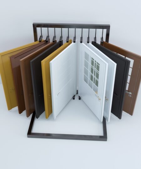 Door Display Stand Black