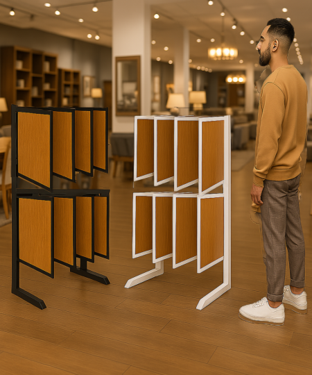 Laminate Sample Book Display System (White)