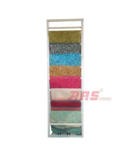 Ladder Sample Carpet Display System (White)- LSCDS WS