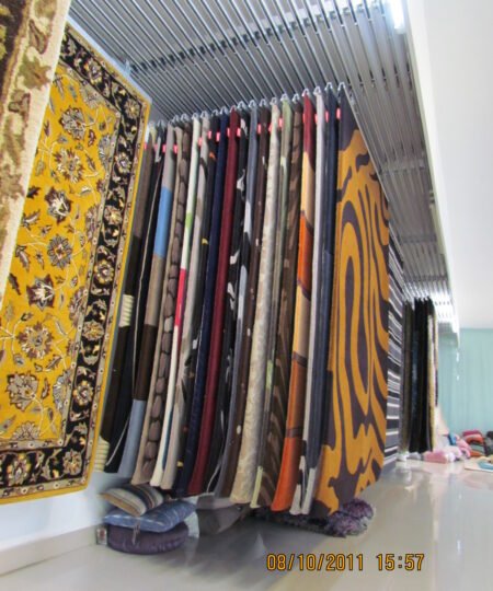 Ceiling Mounting Carpet Display Stands