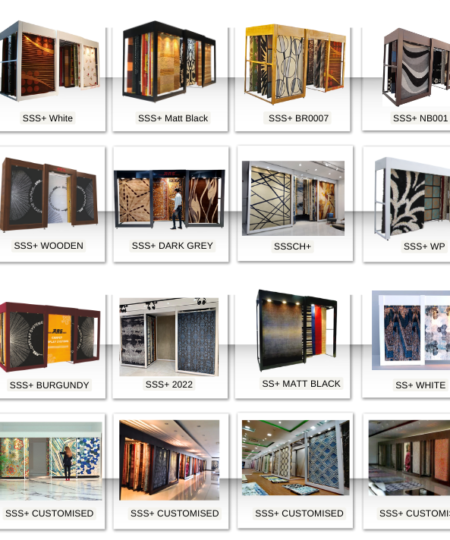 Sliding Carpet Display Stands