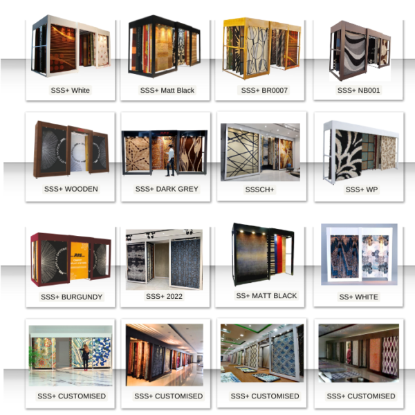 Sliding Carpet Display Stands