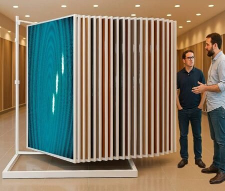 Laminate Premium Book Display Stand- 300 SS- 20 Panels