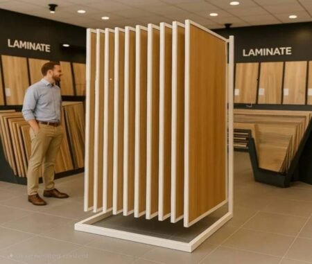 Laminate Book Display Stand- 500 SS- 10 Panels