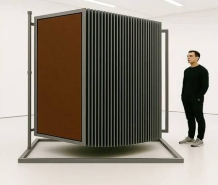 Laminate Book Premium Display Stand- 600 SS Dark Grey - 30 Panels