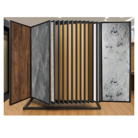 Laminate Premium Book Display Stand- 400 SS- 15 Panels