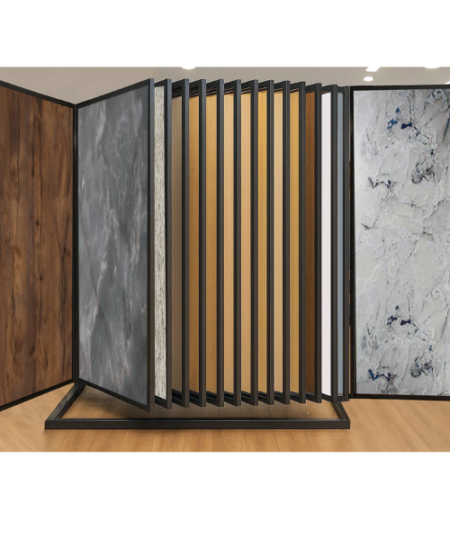 Laminate Premium Book Display Stand- 400 SS- 15 Panels