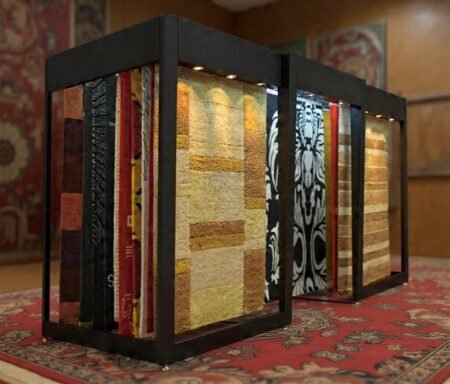 Carpet Sliding Display Stand:(SSS+ Black)