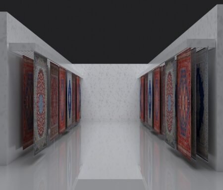 Customized Carpet Sliding Display Stand- Without Pillars