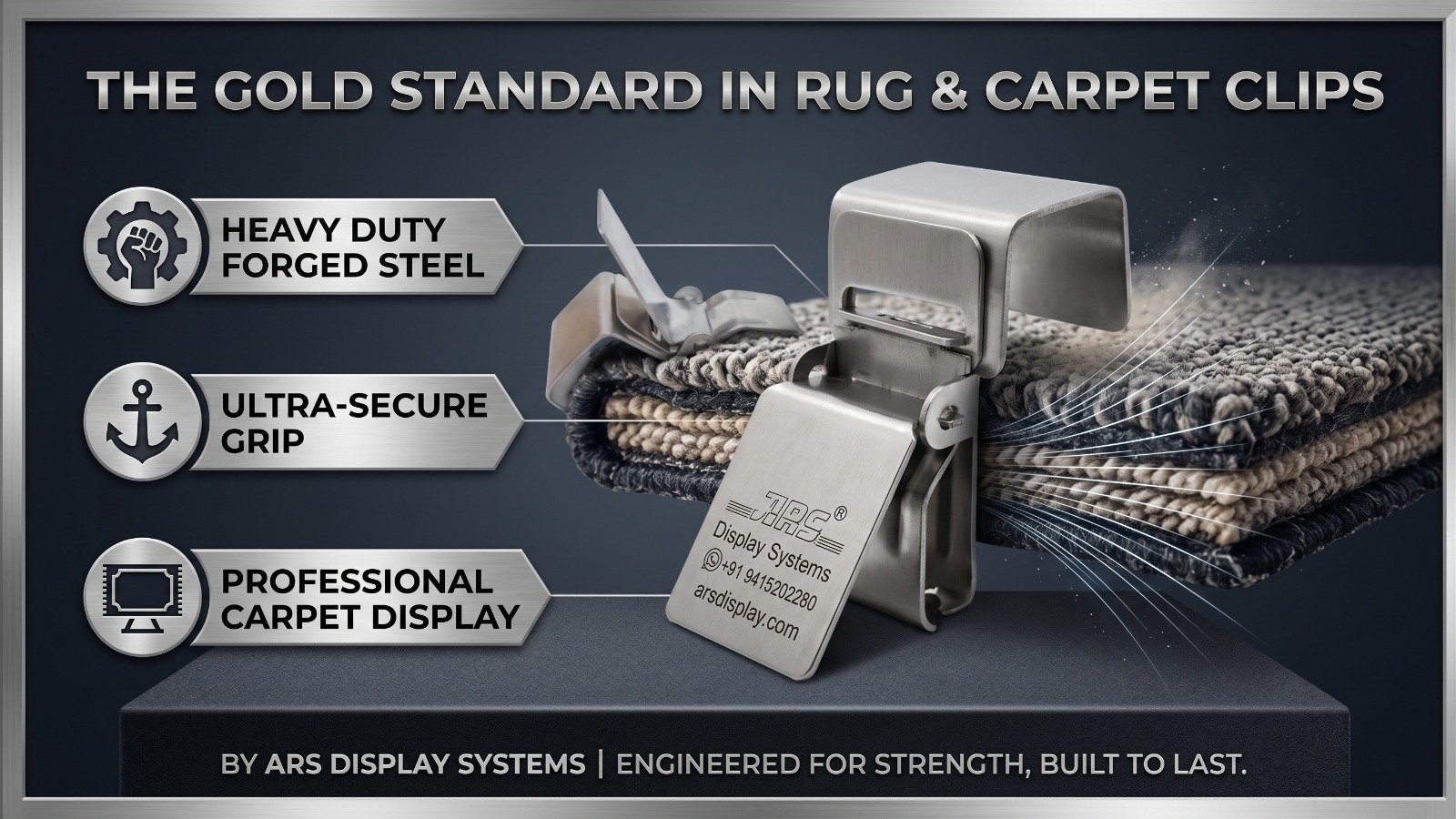 The Gold Standard in Rug and Carpet Clips